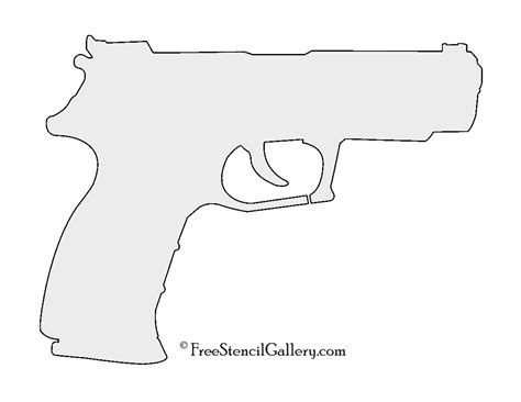 Gun Stencil Designs