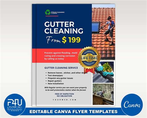 Gutter Cleaning Flyer Design