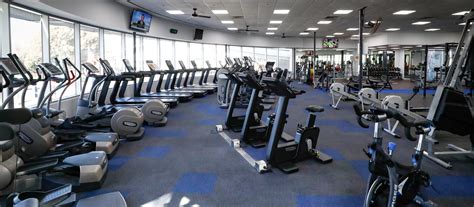 A variety of gym facilities