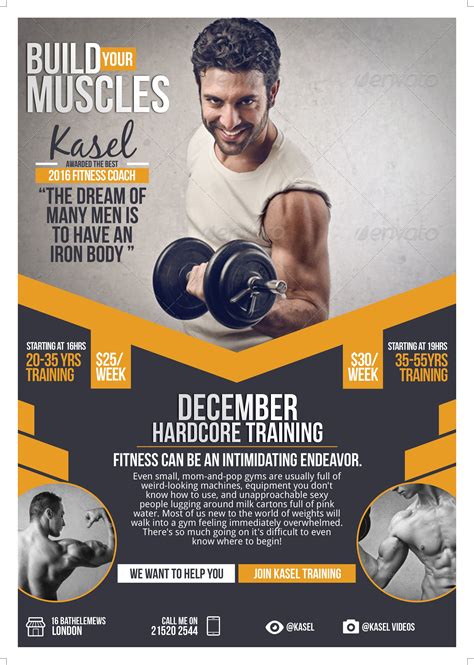 Gym Flyer Templates