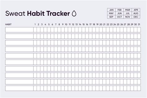 Weekly hourly planner with habit tracker