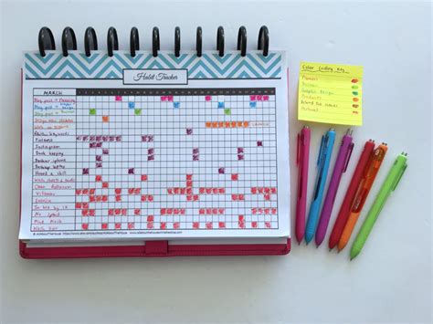 Habit tracker planner for building positive habits