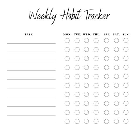 Weekly Planner Template 7