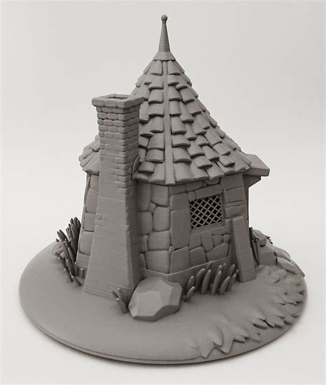 3D Printing Hagrid's Hut Template