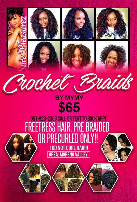 Hair Braiding Flyer Templates