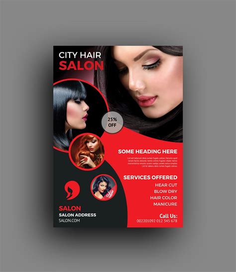 Hair Cut and Style Flyer Template