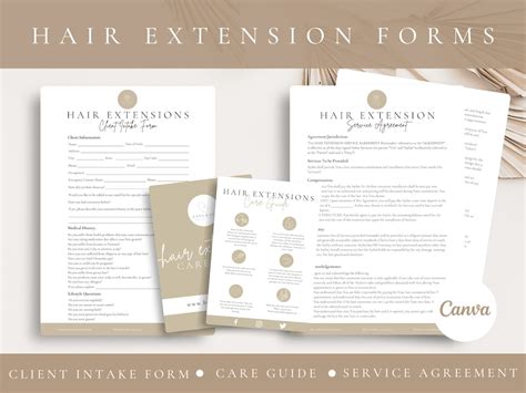 Hair extension template 1