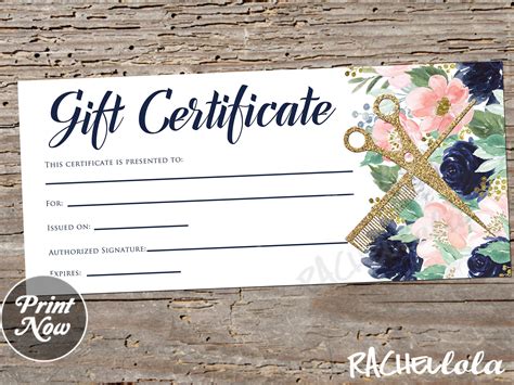 Hair Gift Certificates