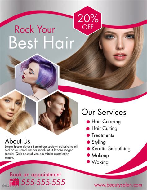 Hair Salon Add-On Services Example