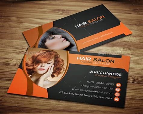 Hair Salon Business Card Template 2