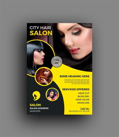 Hair Salon Flyer Templates Designs