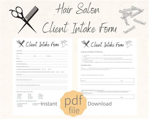 New client form template benefits