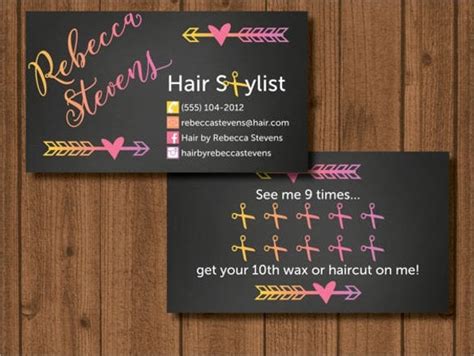 Hair Stylist Business Card Ideas Inspiration