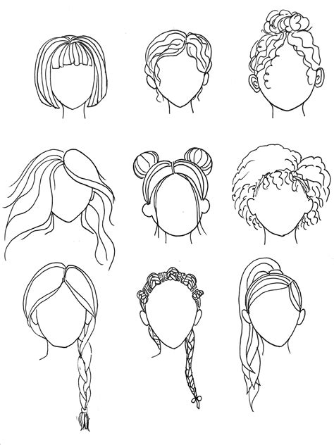 Hair templates for crazy hair