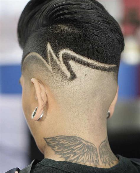 Hairline tattoo designs for men