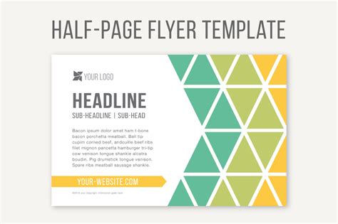 Half-Page Flyer Template Designs