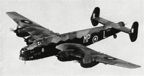 Halifax bomber in flight