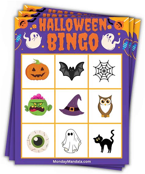 Halloween Bingo Cards for Adults