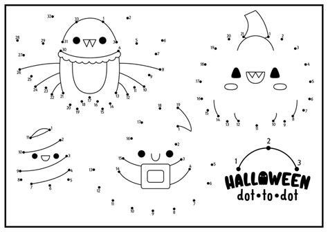 Halloween Connect the Dots Printables