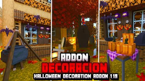 A screenshot of the Halloween Decorations Mod in action