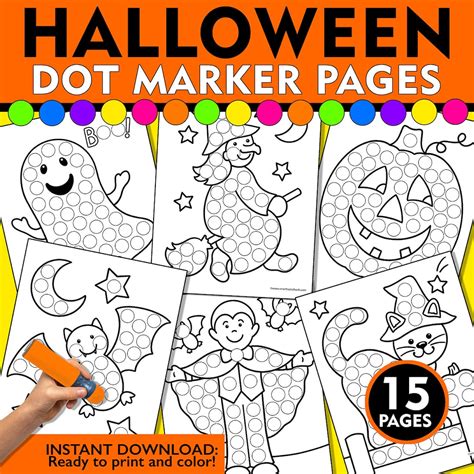 Halloween do a dot printables ideas