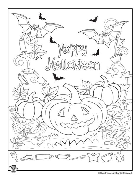 Halloween Hidden Pictures for Kids with Special Needs