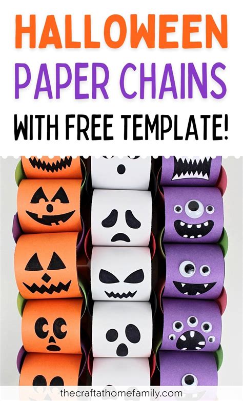 Halloween Paper Chain Craft