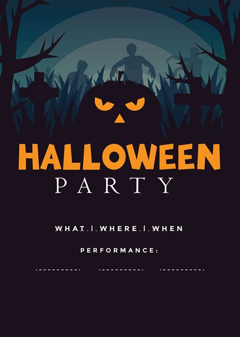 Halloween Party Flyer Templates Gallery 10