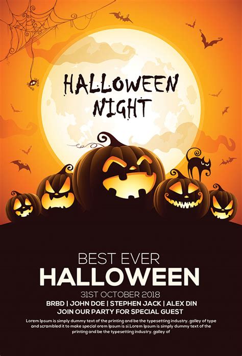 Halloween Party Flyer Templates Tips