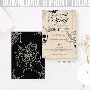 Halloween Party Invitation Template