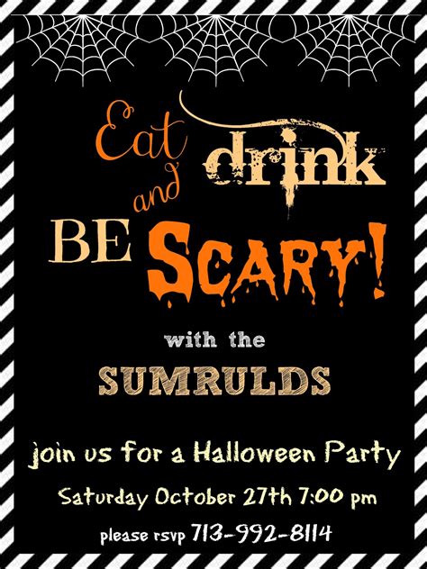 Halloween Party Invites Gallery 10