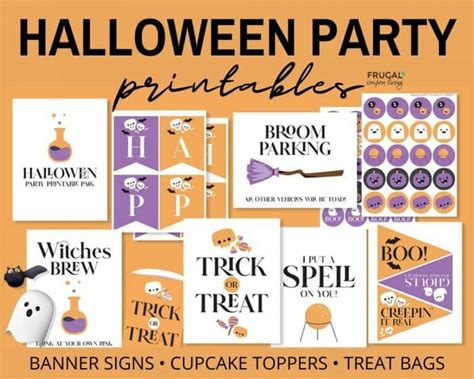 Halloween Party Printables Clip Art