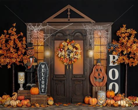 Halloween Photo Booth Backdrops