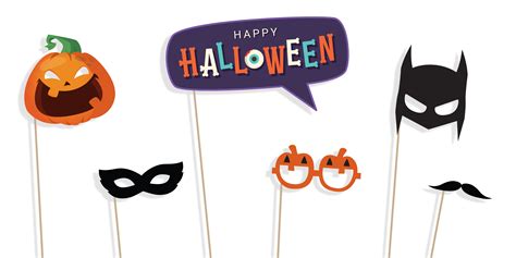 Halloween Photo Booth Templates And Props Ideas