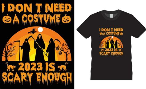 Halloween T-Shirt Design Template 2