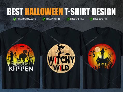 Halloween T-Shirt Design Templates