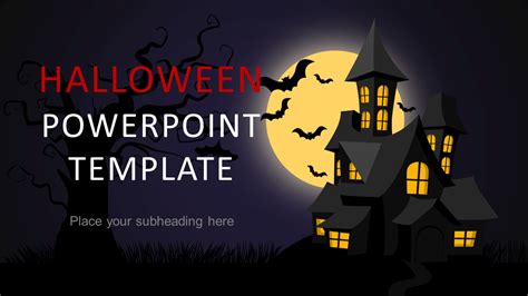 Halloween Themed PowerPoint Template