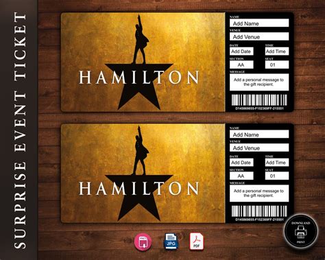 Hamilton Ticket Availability