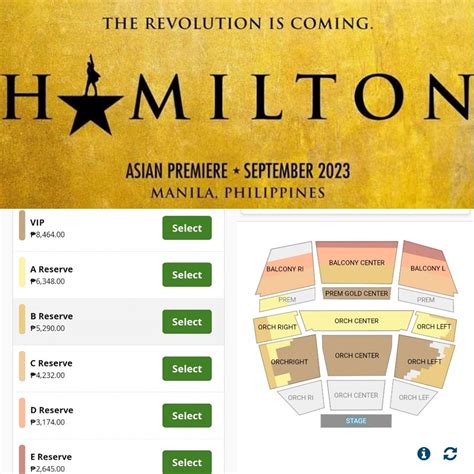 Hamilton Ticket Prices