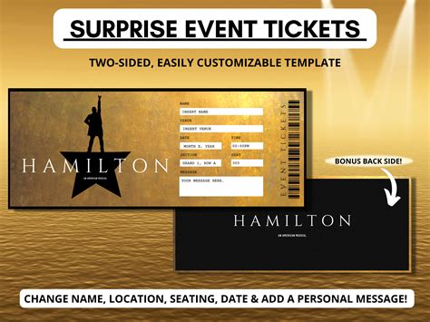 Hamilton ticket template 8