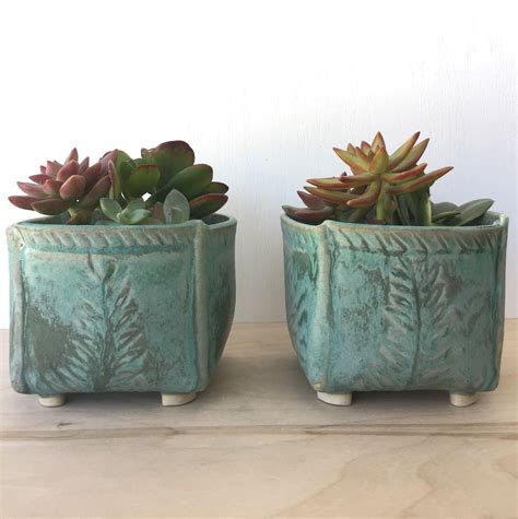 Hand-built pottery planter template