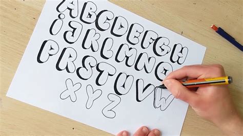 Hand-Drawn Bubble Letters