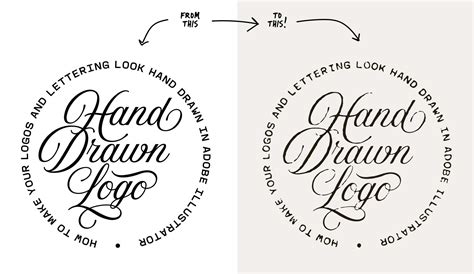 Hand-drawn logo design