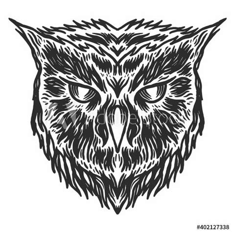 Hand-Drawn Owl