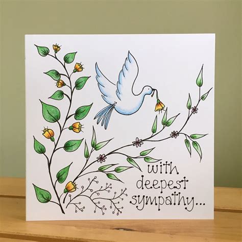 Hand-drawn sympathy cards