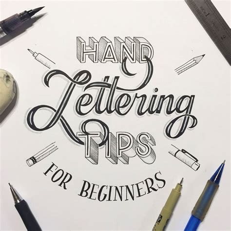 Hand Lettering Template