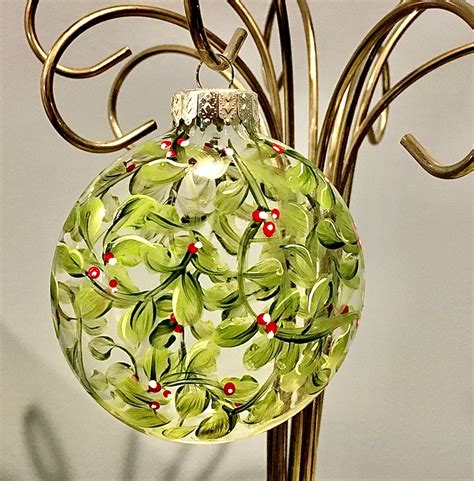 Hand-Painted Glass Christmas Bulbs