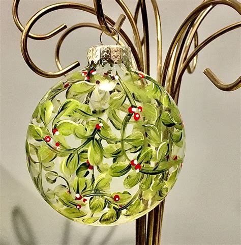 Hand-Painted Glass Ornaments