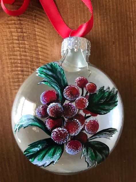 Hand-Painted Glass Ornaments Ideas