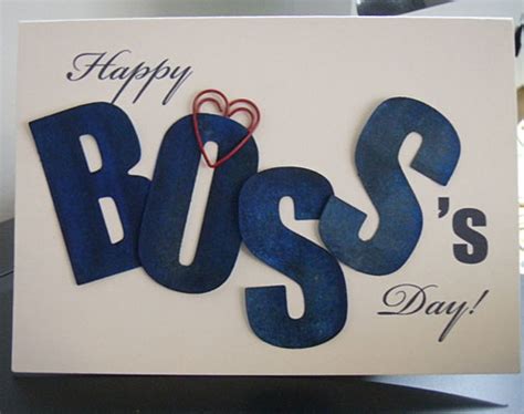 Handmade Boss Day Card Templates